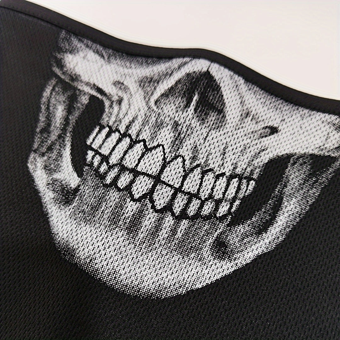 Halloween Dress Up Hat Riding Mask Sweat Absorption Sunscreen Headgear
