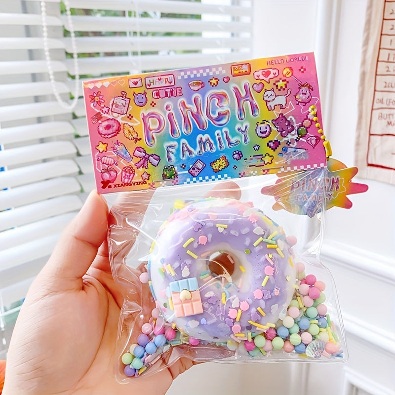 Creative Donut Squeeze Toy Decompressing Small Toy Office Casual Toy