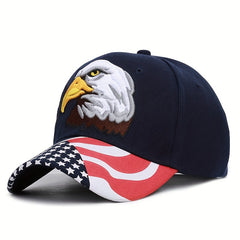 Eagle Embroidered Camouflage Baseball Cap