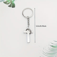 Creative Cross Keychain Alloy Key Chain Bag Purse Backpack Pendant