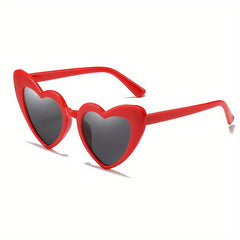 Y2K Heart Sunglasses Women Men UV400