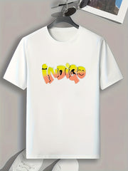 INDIG Print Men's Graphic T-Shirt for Summer