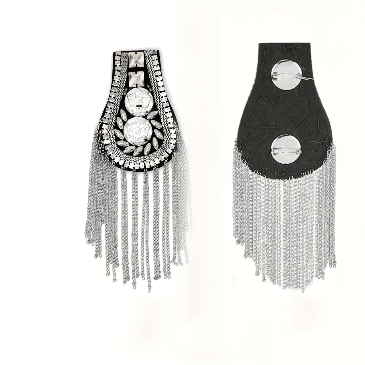 Detachable Tassel Epaulets for Suits Jackets - Set of 2