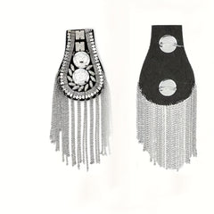 Detachable Tassel Epaulets for Suits Jackets - Set of 2