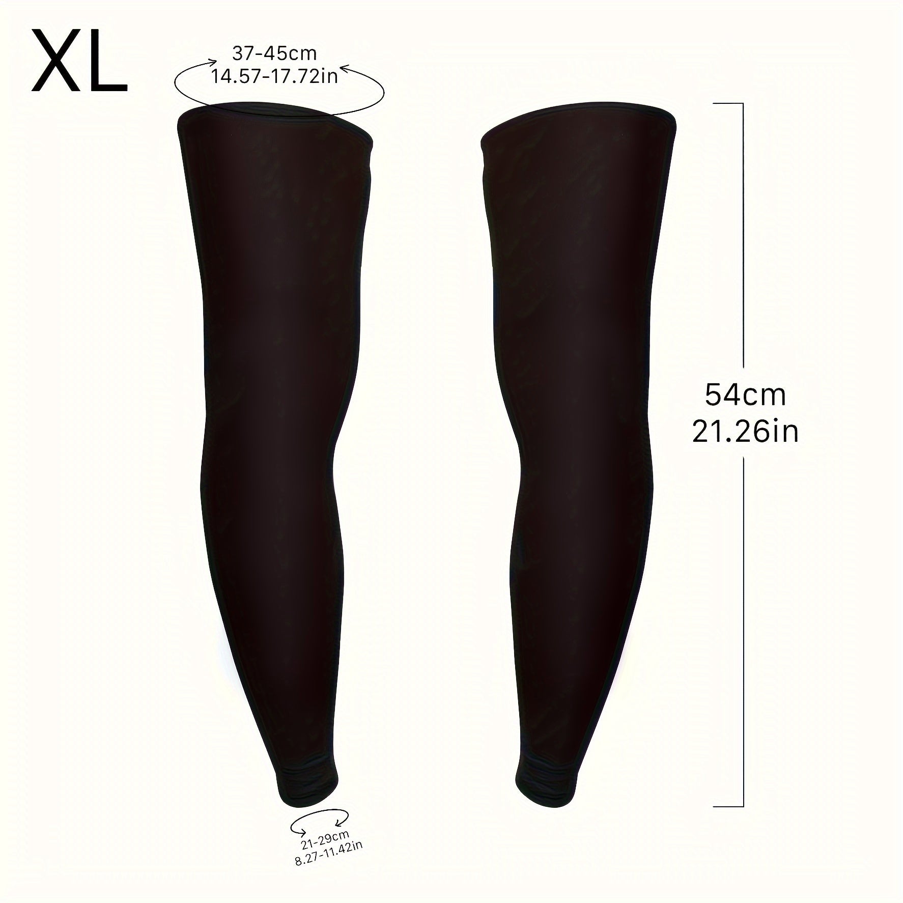 Warm Leg Warmers Windproof Cold proof Elastic Winter Cycling Outdoor Sports