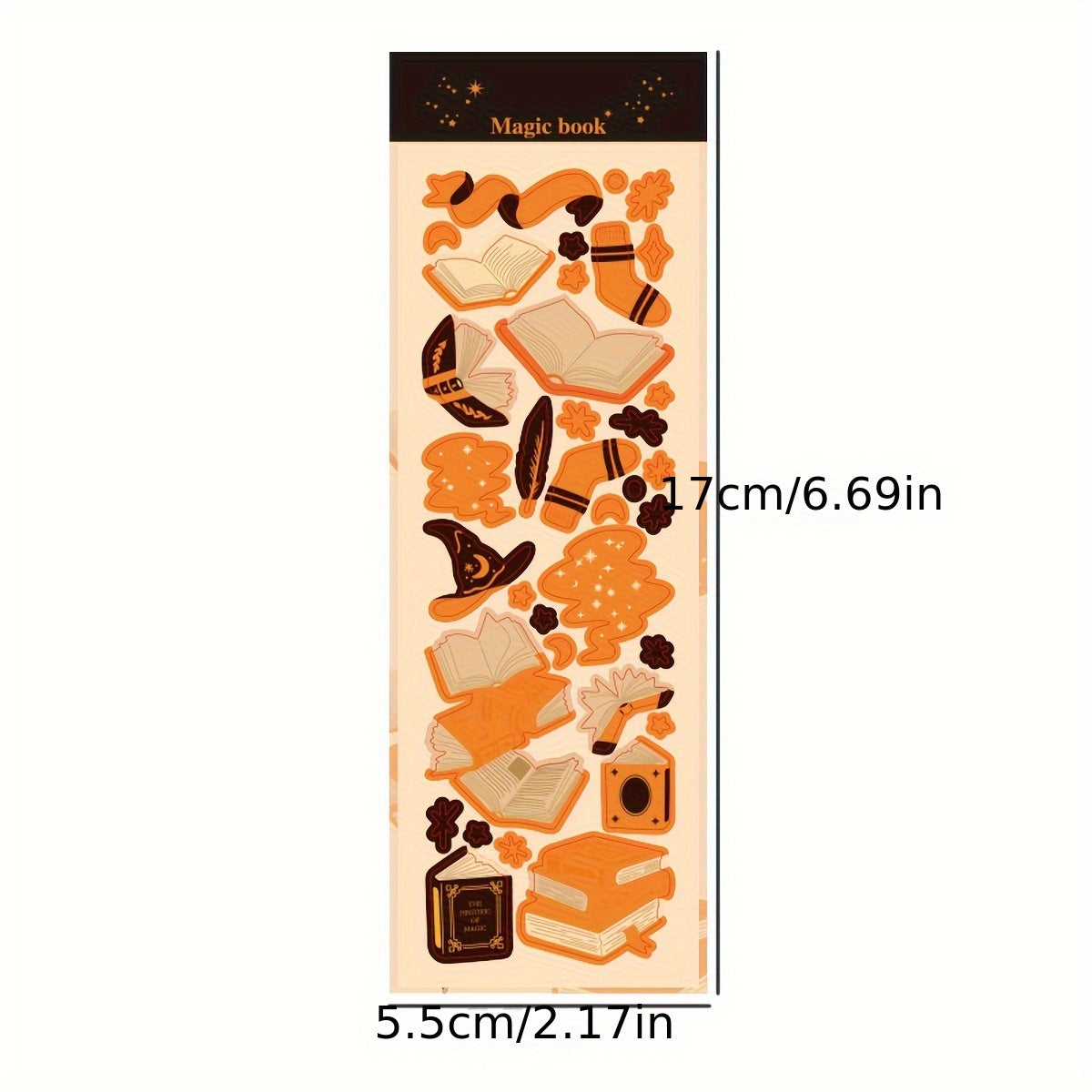 4pcs Guka Pet Sticker Set Dark Waterproof Small Size