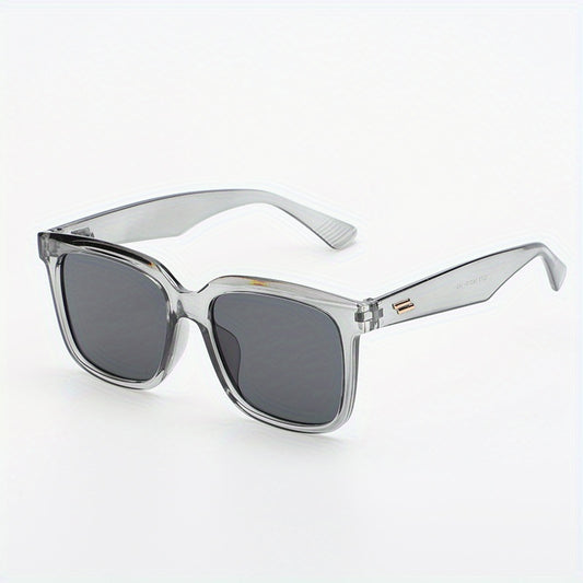 Men's Square Frame Sunglasses with Rice Nail