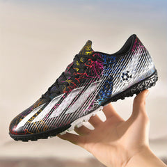 Men's Turf Football Boots Lace Up TF Soccer Cleats