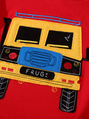 Boys' Car Pattern Long Sleeve T Shirt for Fall and Winter