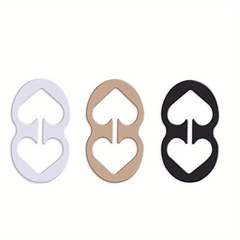 3pcs Back Bra Control Clips Anti-slip Cross Dress Buckles