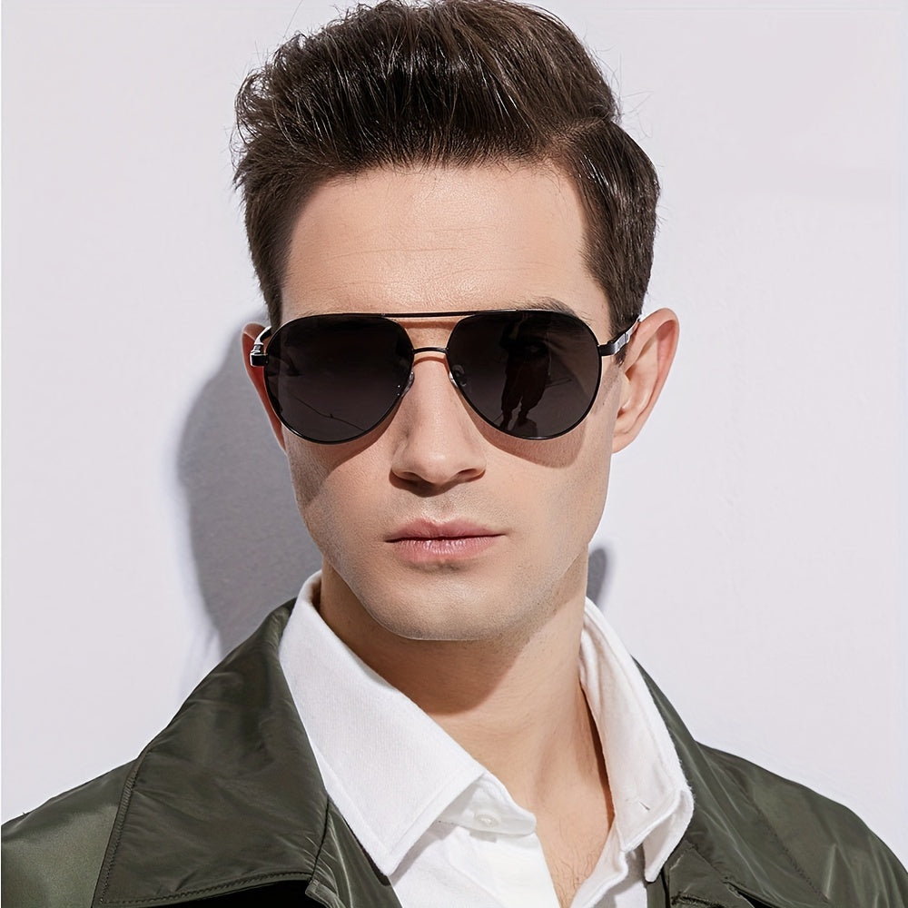 Men's UV400 Pilot Sunglasses Driving Sun Glasses Vintage Style