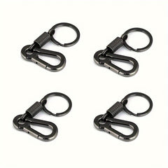 4pcs Zinc Alloy Keychain Buckle for Outdoor Camping Hiking