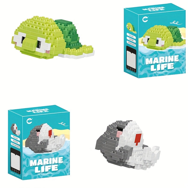 Ocean Animal Building Blocks Micro Particle Models Classroom Prizes