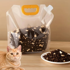 5pcs Food Storage Bag With Spout Sealed Moisture Proof Nozzle Stand Up Pouch