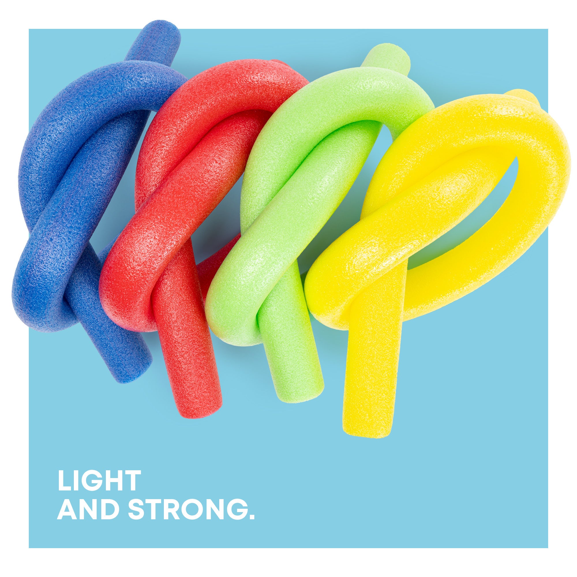 Hillington Set of 2 Pool Noodles 1.5m Long Assorted Colors Swimming Aid
