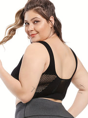 4 Pack Plus Size Sports Bra Set - Women's Plus Solid Wireless