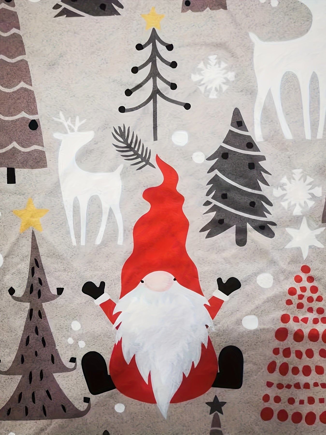 Graphic Print Long Sleeve Cardigan