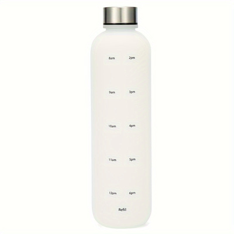 1000ml Frosted Water Bottle Gradient Leakproof Cup Outdoor Fitness Travel