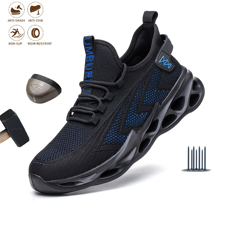 Men's Steel Toe Safety Shoes Puncture Proof Work Sneakers
