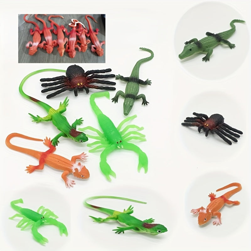 Assorted Large Animal Toys and Figures Set