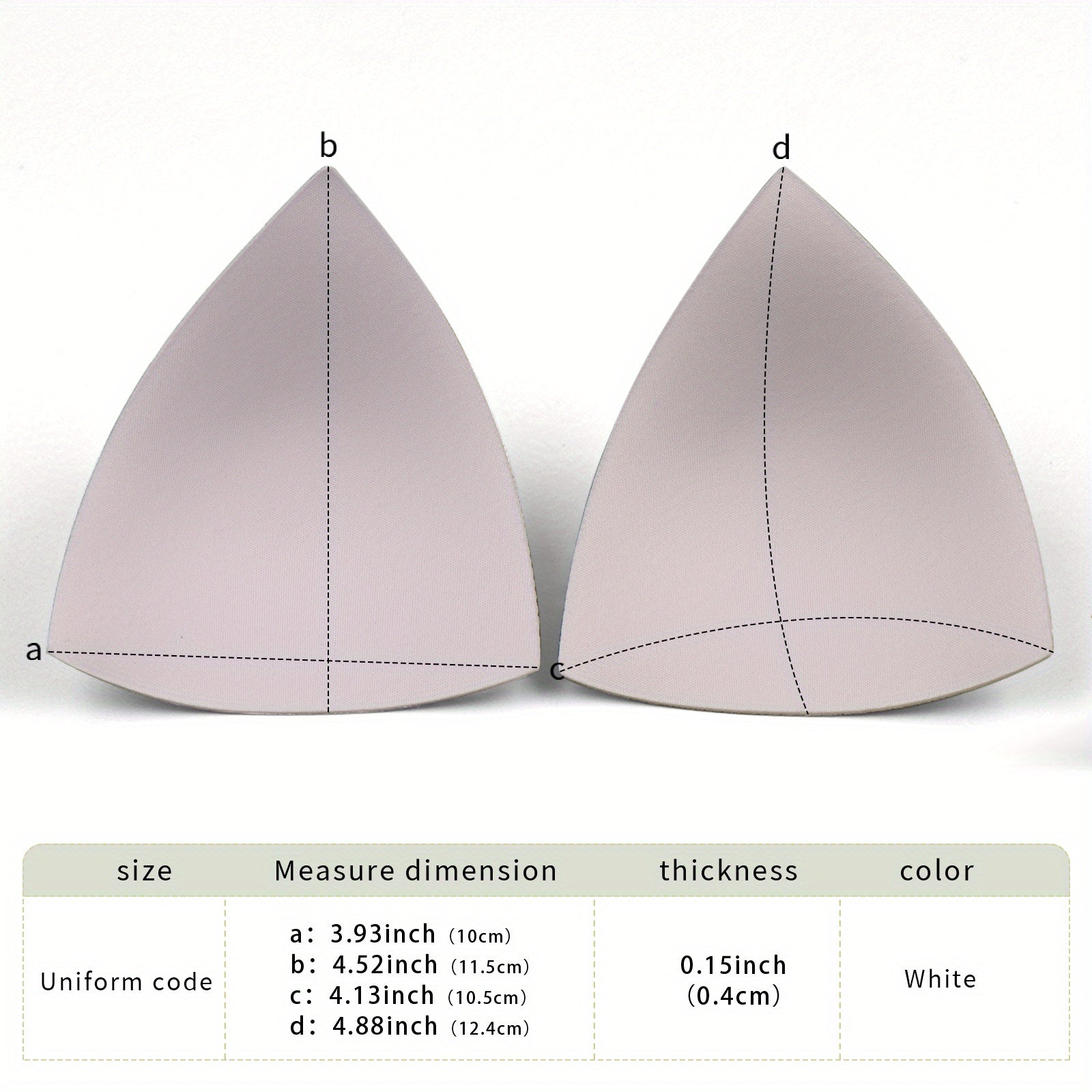 3 Pairs Bikini Bra Insert Pads Reusable Invisible Chest Enhancer