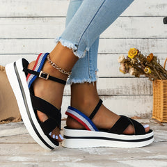 Women's Open Toe Heighten Sport Sandals Wear Resistance Non Slip