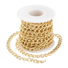 5m Aluminum Chain Roll for Jewelry Making Necklaces Bags