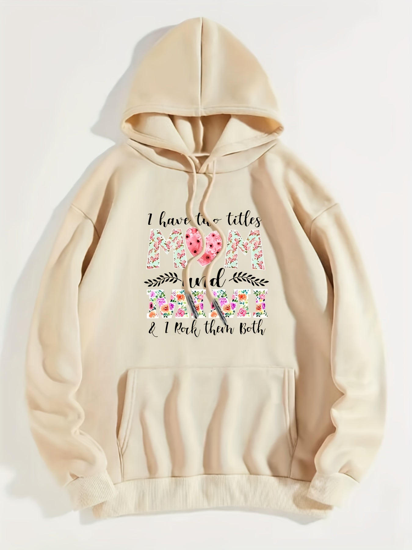 Colorful Kangaroo Pocket Hoodie Long Sleeve Hoodies