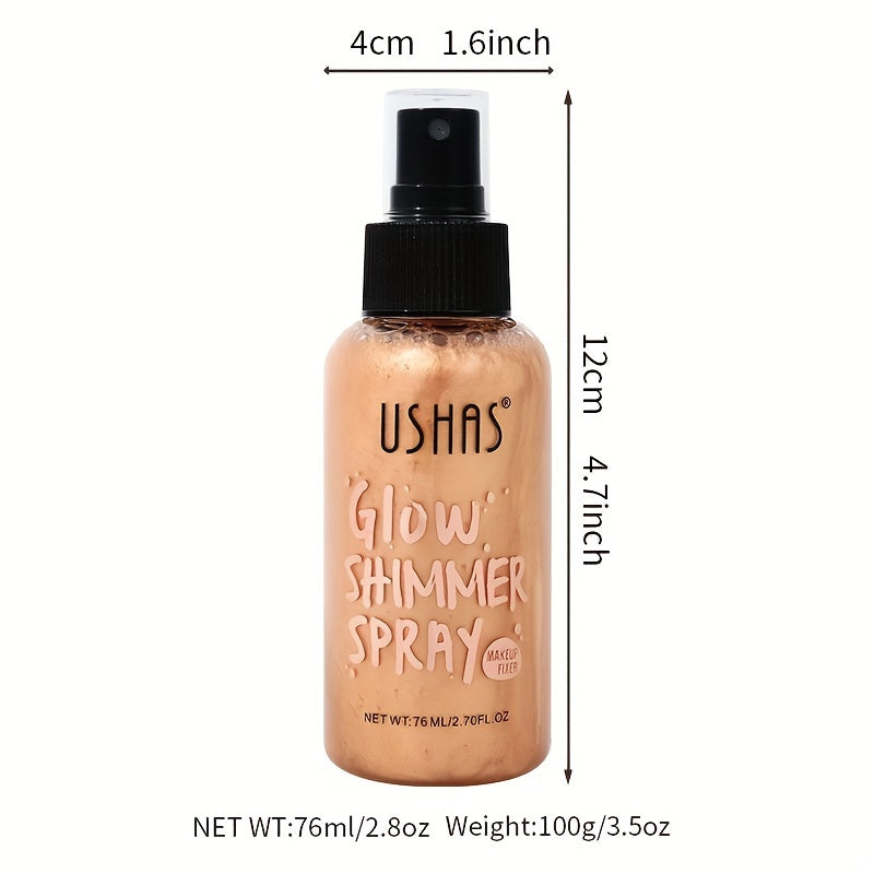 Glitter Spray for Skin, Hair & Body Quick Dry Waterproof