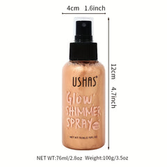 Glitter Spray for Skin, Hair & Body Quick Dry Waterproof