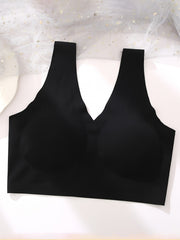 Wireless Sports Bra Comfy & Breathable Running Workout Tank