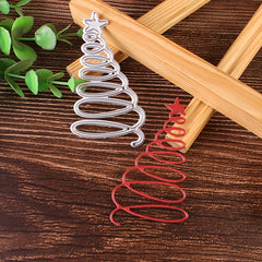 1pc Christmas Tree Metal Cutting Dies Happy Year Decoration Stencils DIY
