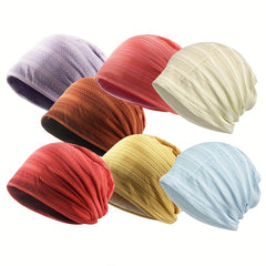 Lace Baggy Slouchy Beanie Cap Candy Turban Hat Lightweight Skull Cap for Women