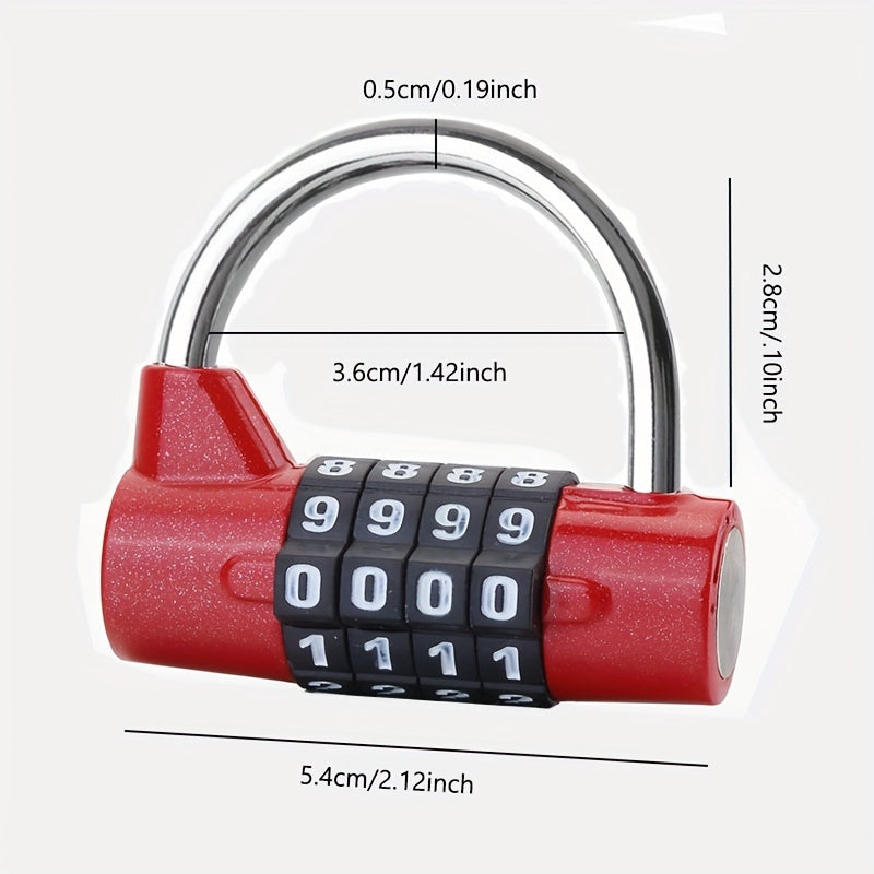 Large Word Horizontal Combination Lock for Gym Wardrobe Cabinet