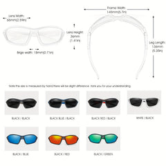 Men's Polarized Sports Sunglasses Driving Fishing Ski Goggles