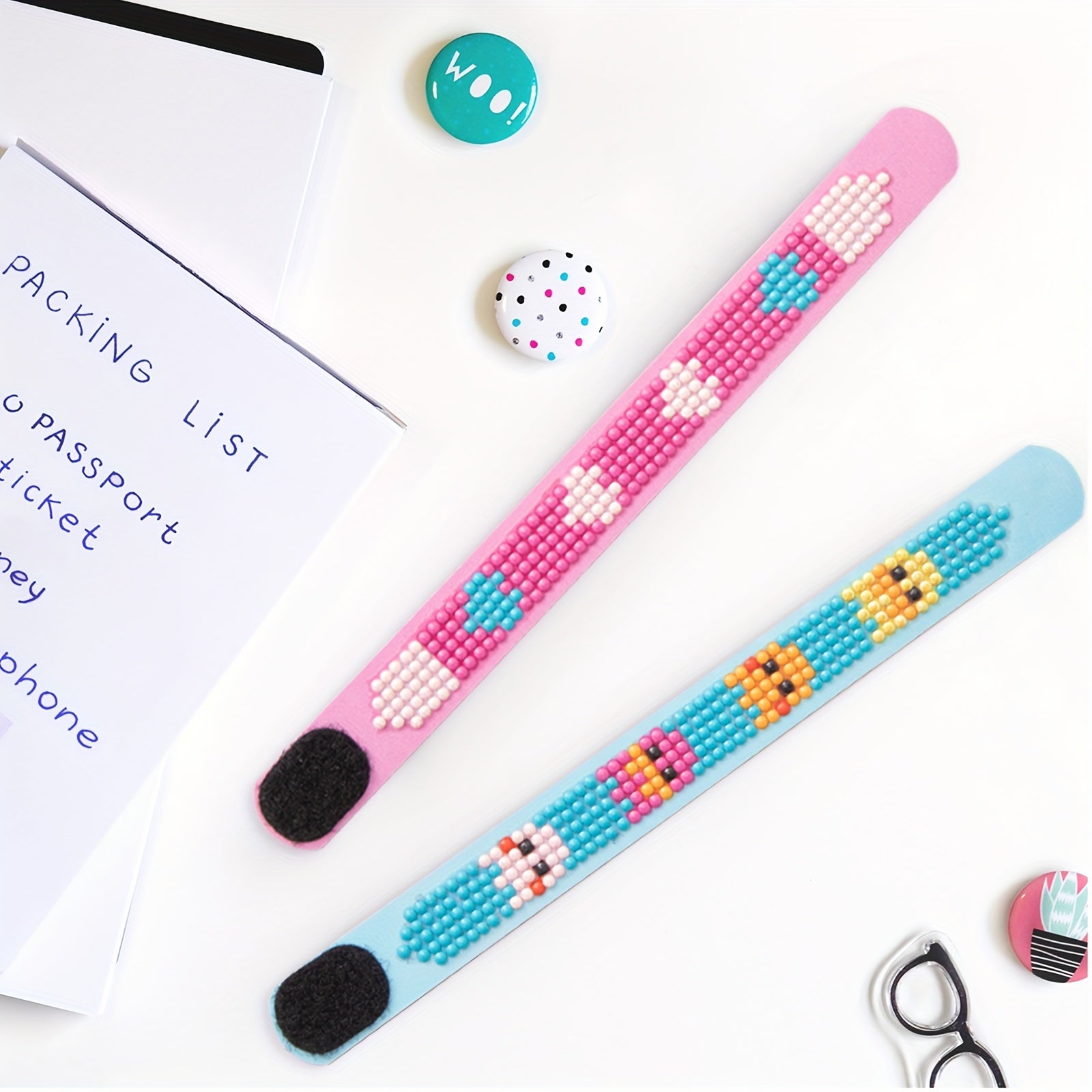 3pcs DIY Diamond Bracelets Arts And Crafts For Girls
