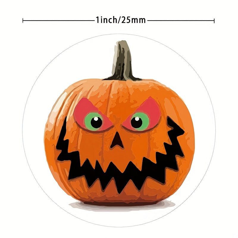 500pcs Happy Halloween Animal Decorative Stickers Box Seal Sticker