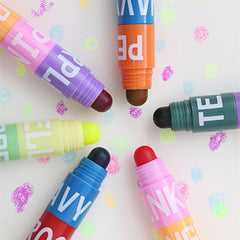 2 Sets Fluorescent Highlighter Pens 12 Set Solid Colors Card Books