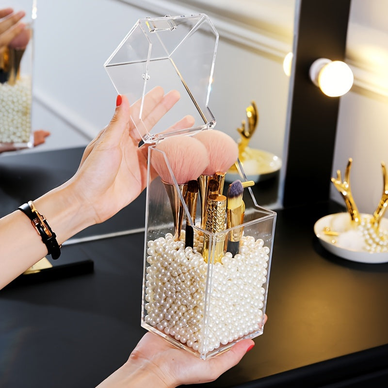 Makeup Brush Storage Bucket Beauty Brush Storage Box Brush Cylinder