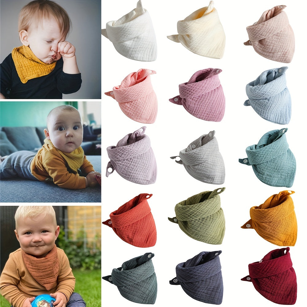 Baby Soft Triangle Towel Scarf Hand Washcloth 40x30x30cm