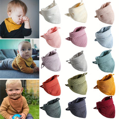 Baby Soft Triangle Towel Scarf Hand Washcloth 40x30x30cm