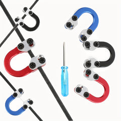 Red Metal D Loop Release Bow String Nock Ring Buckle