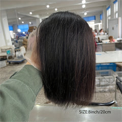 Short Bob Lace Front Human Hair Wig 13x4 Pre Plucked with Baby Hair