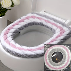 Thick Toilet Seat Cushion Plush Cover for Patient