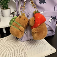 Capybara Pendant Plush Doll Student Gift Portable Card