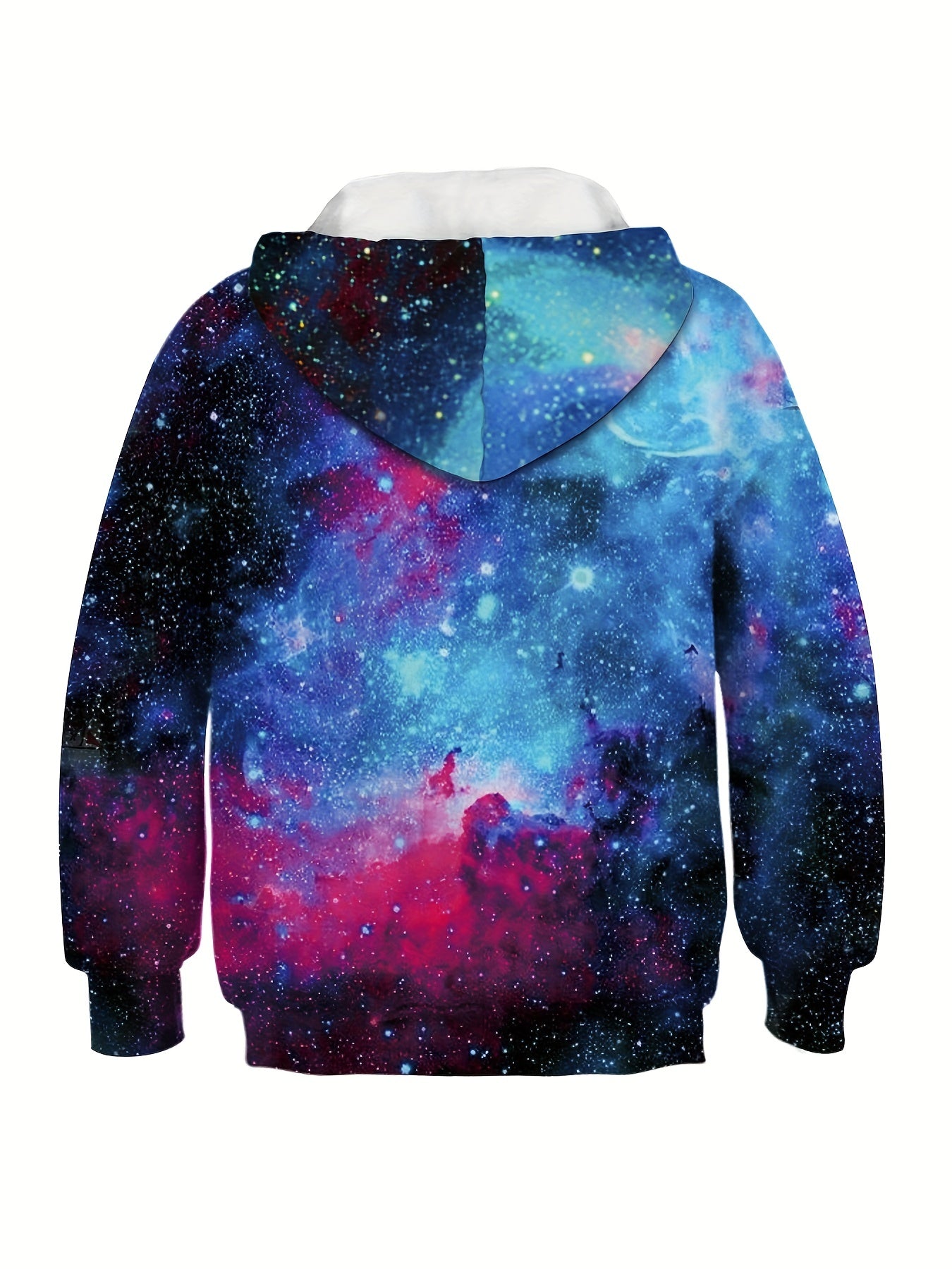 Colorful Starry Night 3D Print Boys Hooded Sweatshirt