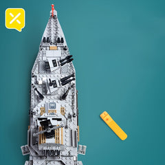 BRICZPLAY Military Aircraft Carrier Battleships and Warplane