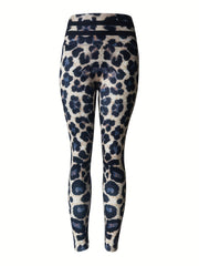 Leopard Print High Waist Yoga Leggings Women's Activewear