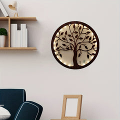 LED Timing Tree of Life Wood Board Hanging Night Light