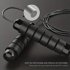 Weighted Skipping Rope for Fitness Exercise and Weight Loss